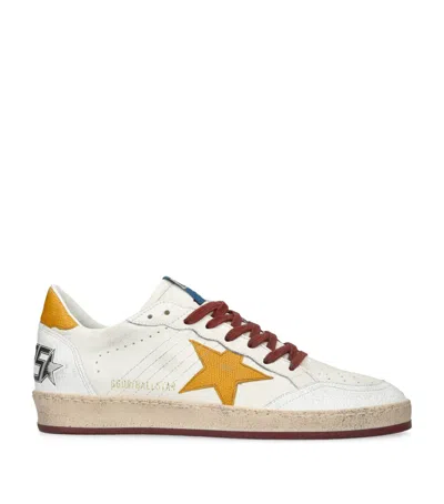 GOLDEN GOOSE LEATHER BALL STAR SNEAKERS