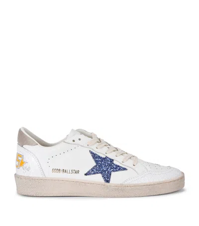 GOLDEN GOOSE LEATHER BALL STAR SNEAKERS