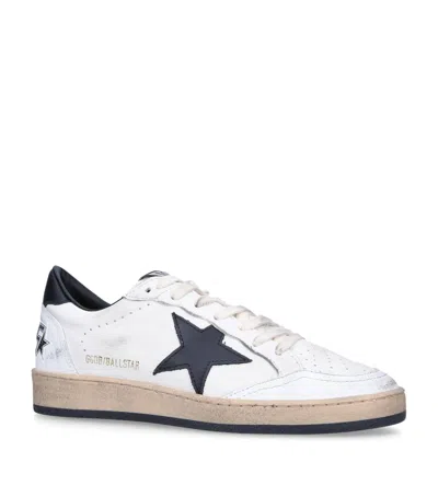 GOLDEN GOOSE LEATHER BALL STAR SNEAKERS