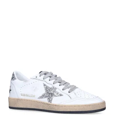 Golden Goose Women Ball Star Sneakers In Silver