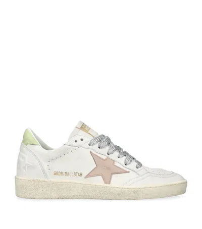 GOLDEN GOOSE LEATHER BALLSTAR SNEAKERS