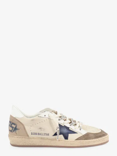 Golden Goose Leather Ballstar With Iconic Side Logo In Multi