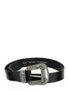 GOLDEN GOOSE LEATHER BELT