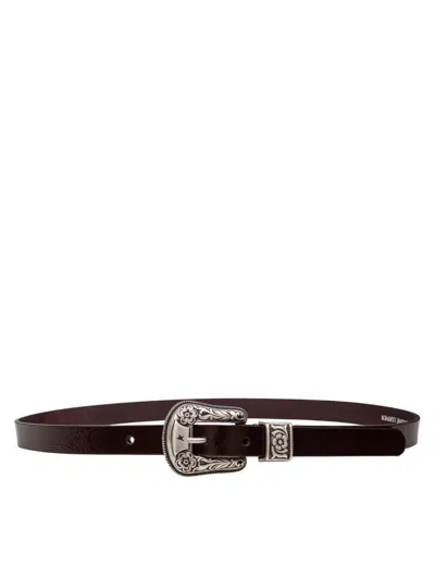 Golden Goose Leather Belt In Brown