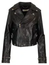Golden Goose Smooth Leather Motorcycle Jacket