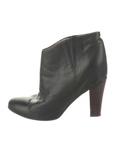 Pre-owned Golden Goose Leather Boots In Black