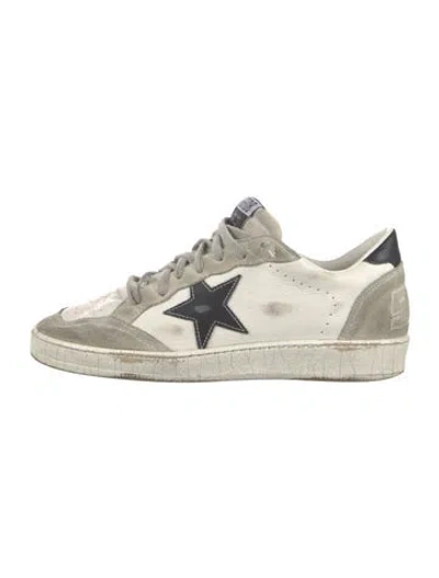 Pre-owned Golden Goose Leather Distressed Accents Sneakers In Multi