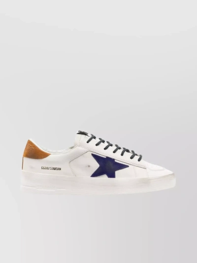 Golden Goose Stardan Leather Trainers In Multicolor