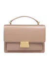Golden Goose Venice Leather Handbag With Palmell In Nude