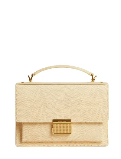 Golden Goose Leather Handbag In Yellow
