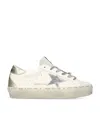 Golden Goose Hi Star Sneakers In White Leather In White