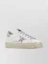 GOLDEN GOOSE LEATHER HI STAR SNEAKERS WITH ICONIC PATCH