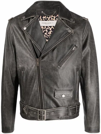 GOLDEN GOOSE GOLDEN GOOSE LEATHER JACKET