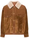 Golden Goose Deluxe Brand Long Sleeved Buttoned Jacket In Brown