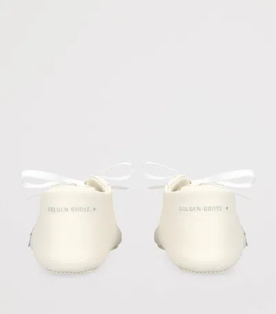 Golden Goose Kids' Leather Joy Sneakers In White