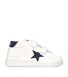 Golden Goose White Sneakers For Boy With Logo And Star In White