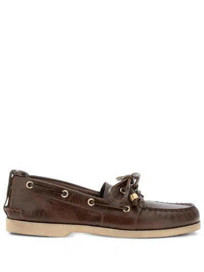 Golden Goose Leather Lace-up Loafers