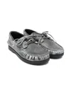 Golden Goose Leather Lace-up Mocassins In Animal Print