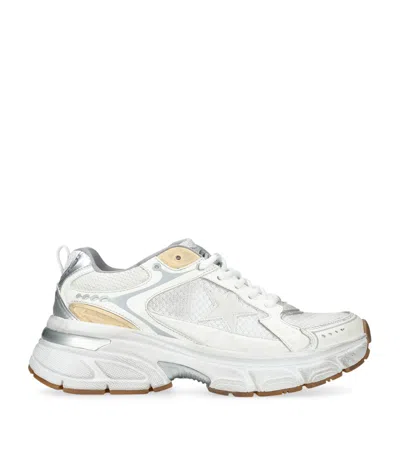 GOLDEN GOOSE LEATHER LIGHT STAR SNEAKERS