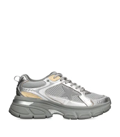 GOLDEN GOOSE LEATHER LIGHTSTAR LOW-TOP SNEAKERS