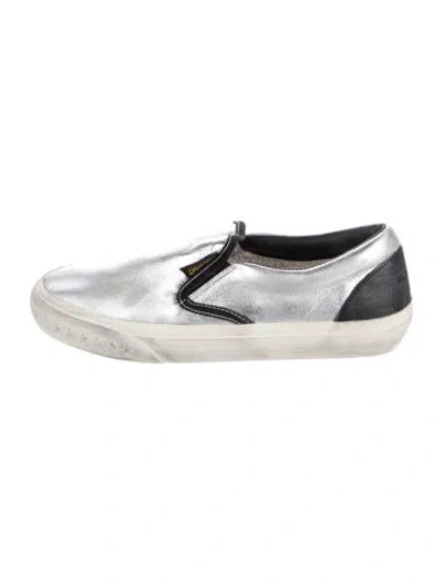 Pre-owned Golden Goose Leather Loafers In Multicolor
