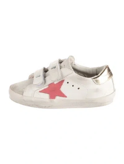Pre-owned Golden Goose Babies' Leather Low Top Sneakers In White