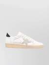 GOLDEN GOOSE LEATHER LOW TOP SNEAKERS WITH DISTRESSED EFFECT