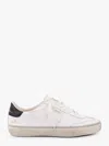 Golden Goose Leather Low-top Soul Star Sneakers With Used Effect In White