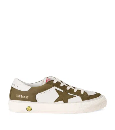 GOLDEN GOOSE LEATHER MAY SNEAKERS