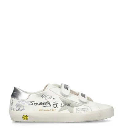 GOLDEN GOOSE LEATHER OLD SCHOOL SNEAKERS