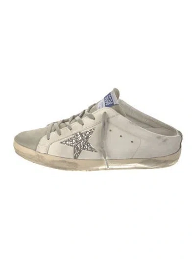 Pre-owned Golden Goose Leather Patterned Sneakers In Neutral