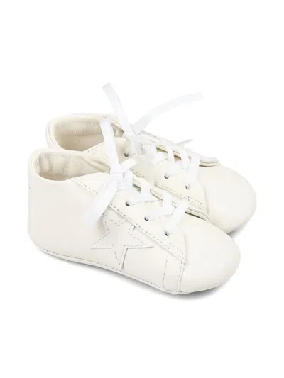 Golden Goose Babies' Leather Pre-walkers In Neutrals