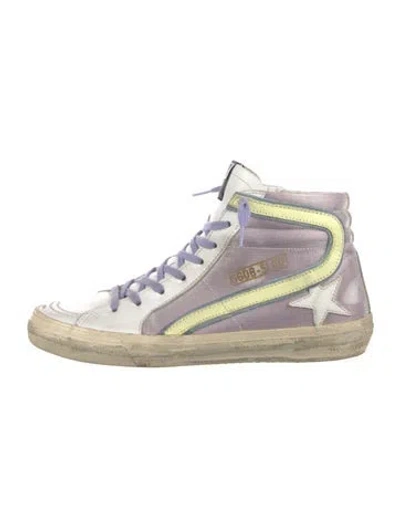 Pre-owned Golden Goose Leather Printed Sneakers