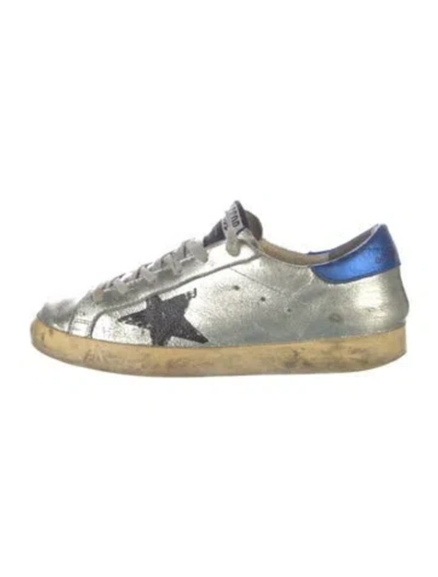 Pre-owned Golden Goose Leather Printed Sneakers