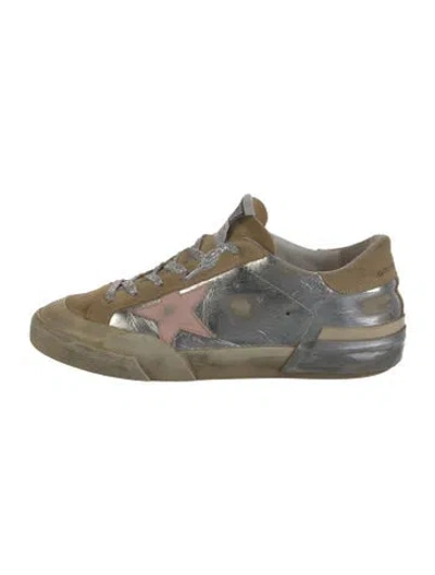Pre-owned Golden Goose Leather Printed Sneakers