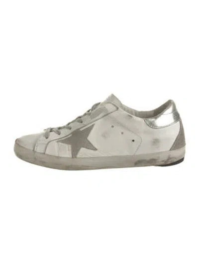 Pre-owned Golden Goose Leather Printed Sneakers In Multi