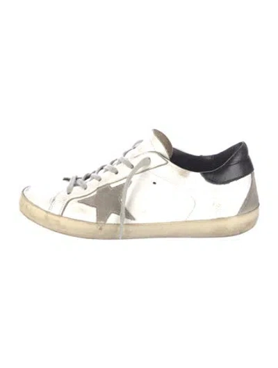 Pre-owned Golden Goose Leather Printed Sneakers In Multi