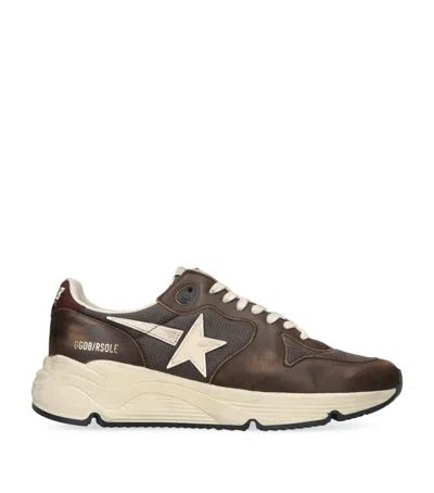GOLDEN GOOSE LEATHER RUNNING SOLE SNEAKERS