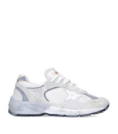 Golden Goose Leather Running Sole Sneakers In White