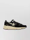GOLDEN GOOSE LEATHER RUNNING SOLE SNEAKERS WITH STAR PATCH