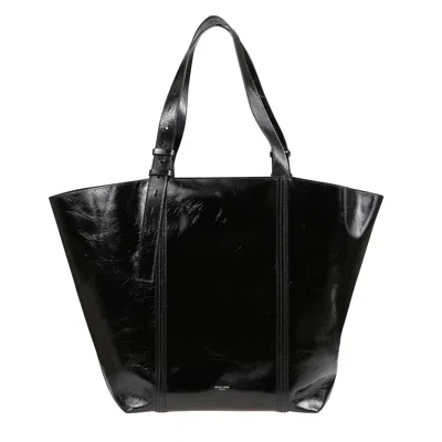 Golden Goose Leather Shopper Bag In Black