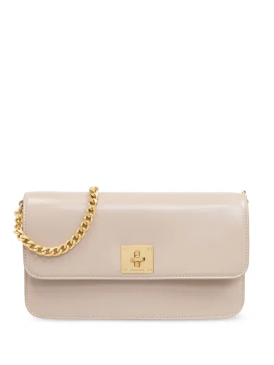 Golden Goose Leather Shoulder Bag In Neutrals