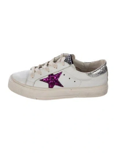 Pre-owned Golden Goose Babies' Leather Sneaker In White