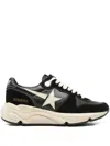 Golden Goose Black Sneakers With Napa Leather In Black