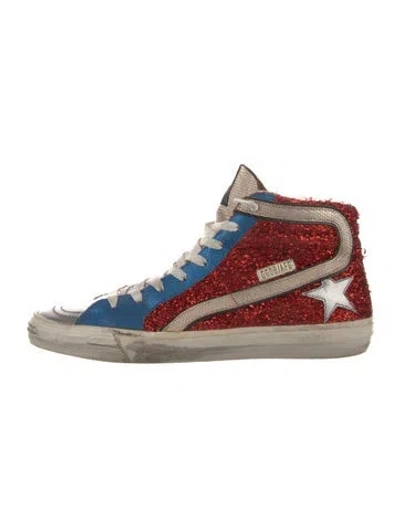 Pre-owned Golden Goose Leather Sneakers In Multi