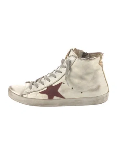 Pre-owned Golden Goose Leather Sneakers In Neutral