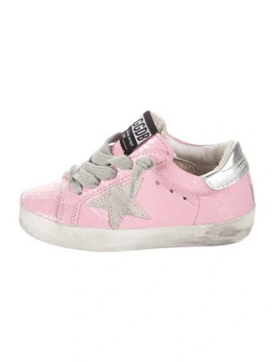 Pre-owned Golden Goose Babies' Leather Sneakers In Pink