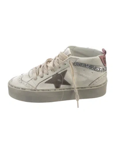 Pre-owned Golden Goose Leather Sneakers W/ Tags In White