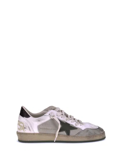 Golden Goose Leather Sneakers In White
