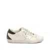 Golden Goose Super Star Vintage White Leather Low-top Sneakers In White